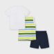 Комплект: шорты + футболка 2 шт. для мальчика Mayoral, Зеленый, 110