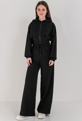 Костюм:кенгурушка+штаны для девочки Кенсли SUZIE, Черный, 140