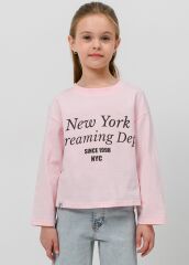Лонгслів для дівчинки Сільва SUZIE, Рожевий, 122