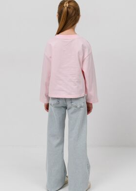 Лонгслів для дівчинки Сільва SUZIE, Рожевий, 122