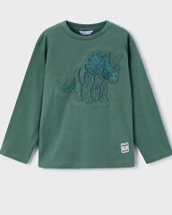 Лонгслів для хлопчика Mayoral, Зелений, 116