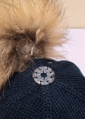 Шапка-шолом зимова для хлопчика Джованні ELF-KIDS, Синій, 48