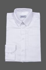 Рубашка для мальчика, Белый, 164