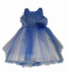 Платье, Голубой, 98