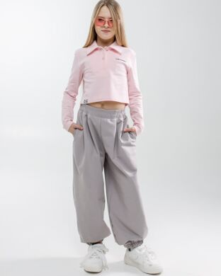 Штани для дівчинки Джуліо NEWGEN, Сірий, 152