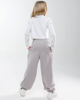 Штани для дівчинки Джуліо NEWGEN, Сірий, 152