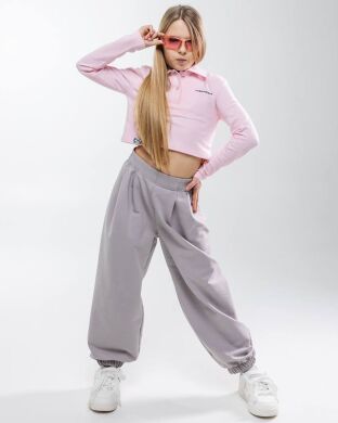 Штани для дівчинки Джуліо NEWGEN, Сірий, 152