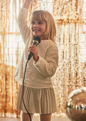 Платье для девочки Mayoral, Пісочний, 110