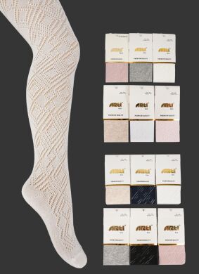 Колготки бежеві для дівчинки Katamino, Бежевий, 146