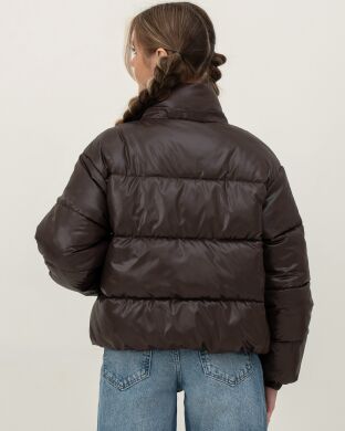 Куртка демісезонна для дівчинки Ніка Nestta, Шоколадний, 140