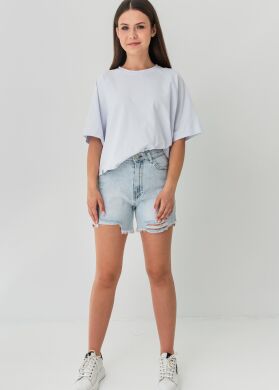 Шорти джинсові для дівчинки Шеріл SUZIE, Блакитний, 146