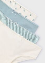 Труси 4 шт. для дівчинки Mayoral, Блакитний, 162