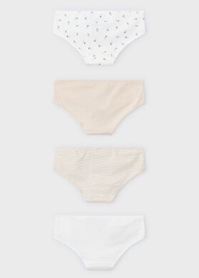 Труси 4 шт. для дівчинки Mayoral, Пісочний, 162